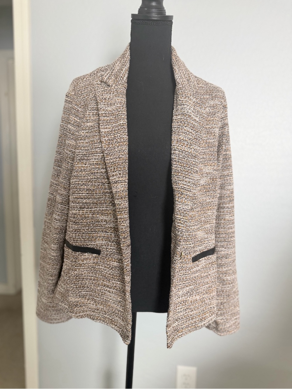 Brown Tweed Blazer (New)
